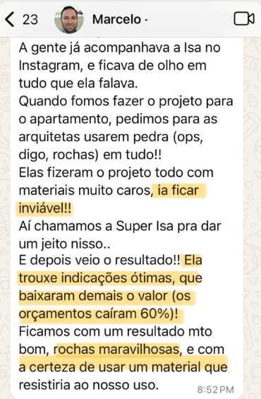 Depoimento do Marcelo sobre o Manual das Rochas