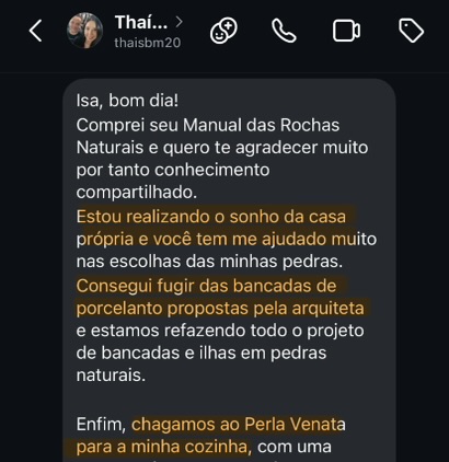 Cliente realizando o sonho da casa própria conseguiu fugir das bancadas de porcelanato e escolher pedras naturais